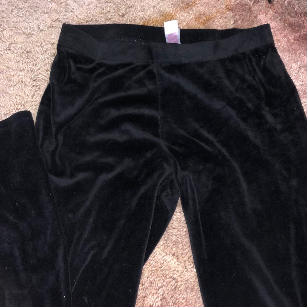 velvet tight joggers